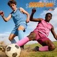 thumbnail image 5 of SUOSDEY Soccer Shin Guards Shin Defender for Kids Youth Adult,Women Men Ski Shin Guards Calf Compression Sleeve with Honeycomb Shin Pads, 5 of 8