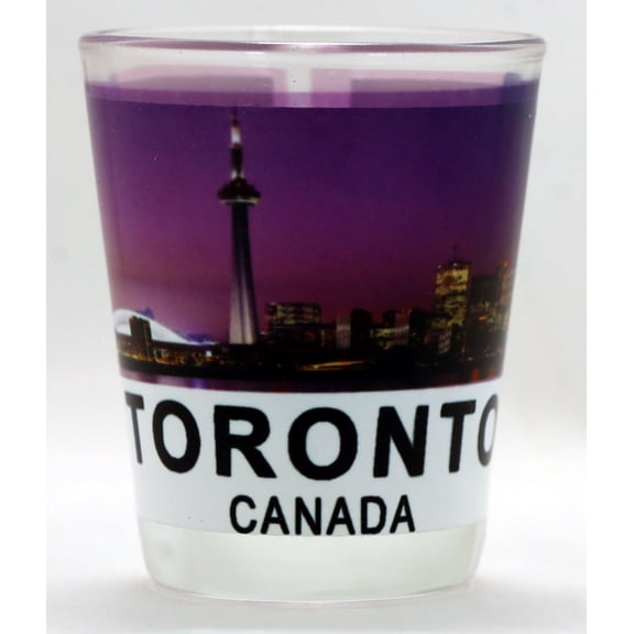 Toronto Ontario Canada City Skyline Color Photo Shot Glass
