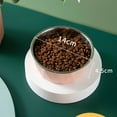 thumbnail image 4 of Elevated Cat Dog Pet Bowl Feeder Food Water Raised Lifted Stand Bowls High Foot, 4 of 12