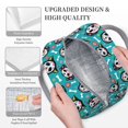 thumbnail image 3 of Easygdp Skull Cat Bolsa de Almuerzo Insulada Grande, Forro de Aluminio, Diseño Espacioso, a Prueba de Fugas, Ideal para Trabajo, Picnics, Viajes y Actividades al Aire Libre, 3 of 6