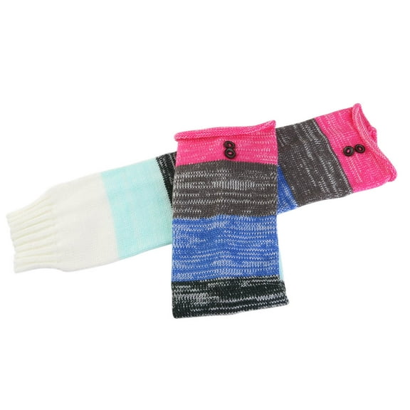 Foot Shoe Warmers Womens Leggings over The Knee Knitted Socks Child Women's Pink