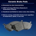 thumbnail image 4 of Aurogenix - Front Brake Kit for 2014-2018 Mazda 6 2.5L Drilled and Slotted Disc Brake Rotors Ceramic Brakes Pads 2015 2016 2017 Replacement: 11.69" Inch Rotors, 4 of 8