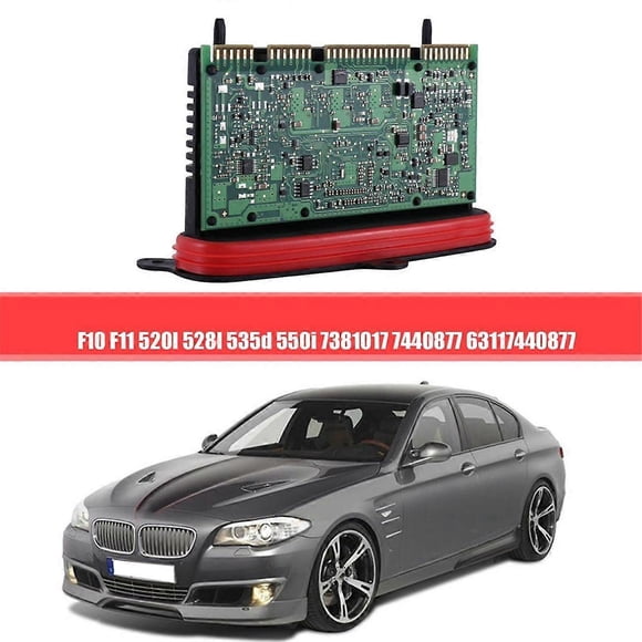 63117440877 Phares Module de Contrôle Adaptatif TMS pour Série 5 F10 F11 520I 528I 535D 7381017 7440877