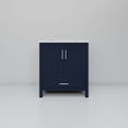 thumbnail image 4 of Jacques 30 in. W x 22 in. D Navy Blue Bath Vanity and White Quartz Top, 4 of 9
