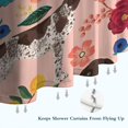 thumbnail image 6 of Dogs with Pioneer Flower Shower Curtain 84"x72" ,Bathroom Decorative Shower Curtains Set with 12 Hooks,Modern Waterproof Washable Shower Curtain, 6 of 6