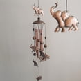 thumbnail image 1 of Campanas de viento de cobre con forma de elefante para exteriores, regalos para todos om/abuela/maestro/papá, regalo de cumpleaños para madre, regalos de jardinería, campanillas de viento pa, 1 of 5