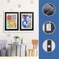 thumbnail image 6 of Kids Art Flip Frame Rotatable Photo Frame for Children Drawings Artwork Storage Display Wall Tabletop Decor Kids Art Craft Supplies,Khaki, 6 of 7