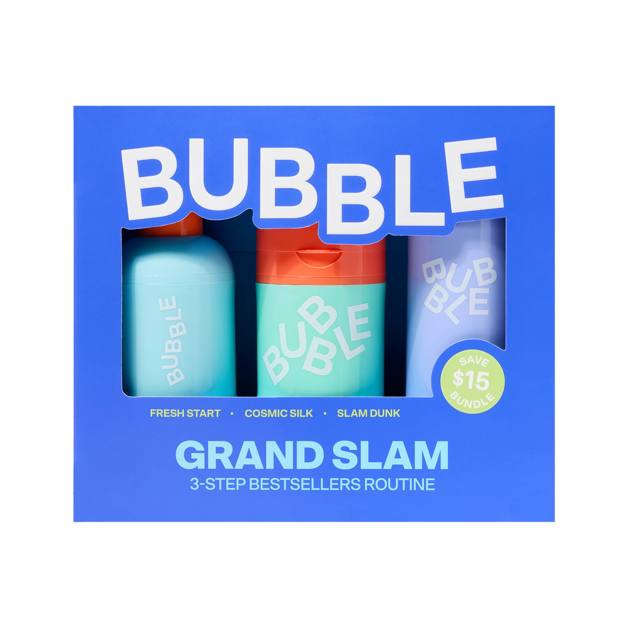 Bubble Grand Slam Skincare Set, 3 Step Bestsellers Routine