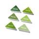 thumbnail image 5 of 6 clips triangulares para esquinas de libros que evitan que se doblen. Verde, 5 of 8