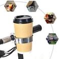 thumbnail image 2 of Soporte ajustable para manillar de bicicleta de carretera para una cómoda hidratación y una dosis de cafeína durante el ciclismo Portabotellas y taza de café de aleación de aluminio para, 2 of 6