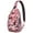 Pink-9, variant on Retro Astronomical Print Crossbody Bag Solar and Lunar Eclipse Chest Bag Anti-Theft Design & Lightweight for Hiking, Biking
