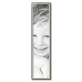 thumbnail image 2 of ArtToFrames 8" x 35" Silver with Stained Grey Picture Frame, 8x35 inch Silver Wood Poster Frame (WOM-4767), 2 of 7