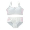 thumbnail image 2 of Girls' Training Bra Set – 6 Piece Cotton Cami Bralette and Briefs Underwear, 2 of 9