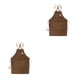 thumbnail image 2 of Jumpingount Delantal de trabajo, disfraz de cafetería, mano de obra de algodón, traje de servicio doméstico lavable, ropa de jardinero, Type3 NO3, 2 of 6