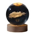 thumbnail image 1 of Luz nocturna 3D Galaxy Crystal para niños con base LED de colores y luz que cambia de color con mando a distancia. Ideal como regalo de cumpleaños para adolescentes, niños y niñas. Modelo Galaxy., 1 of 4