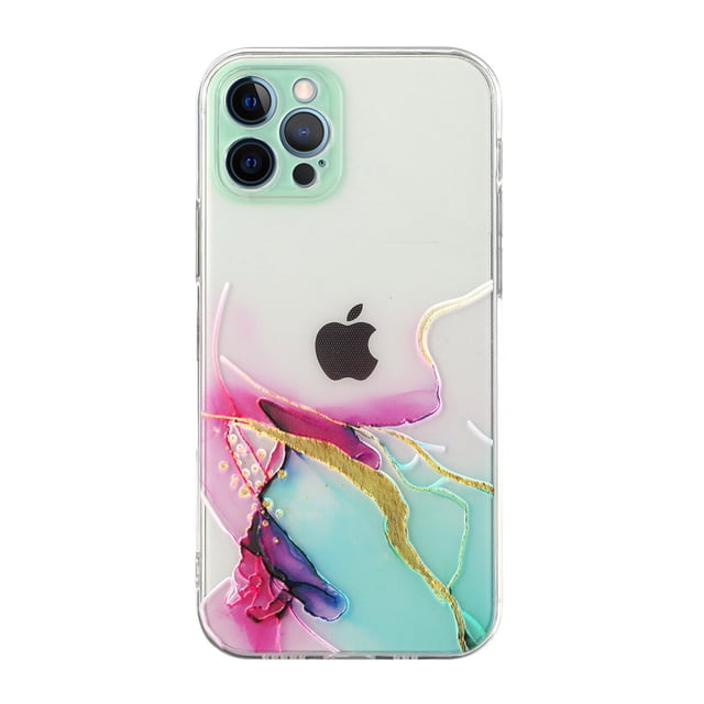 Para iPhone 14 13 12 11 Pro Max Mini XS X XR 7 8 Plus SE3 2020 Funda IMD Laser Bling Marble Funda transparente suave Funda Carcasa Coque Tan Jianjun unisex