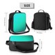 thumbnail image 2 of Disketp Turquoise Light Blue Bolsa Térmica Estampada para Almuerzo, Lonchera para Hombres y Mujeres Adultos, 2 of 7