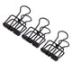 thumbnail image 5 of 80 clips huecos para carpetas de 0,7 pulgadas, metal resistente, huecos, abrazaderas de papel de sujeción fuertes para el estudio de la oficina en el hogar, color negro, 5 of 5