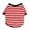 B, variant on Pet Dog Striped Round Neck T-Shirt, Korean Style Polyester Clothes, Soft/Breathable/Durable, Elastic Design for Daily Wear/Sleep/Travel, Small Dogs