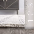 thumbnail image 3 of nuLOOM Sarina Diamonds Runner Rug, 2' x 6', Gray, 3 of 9