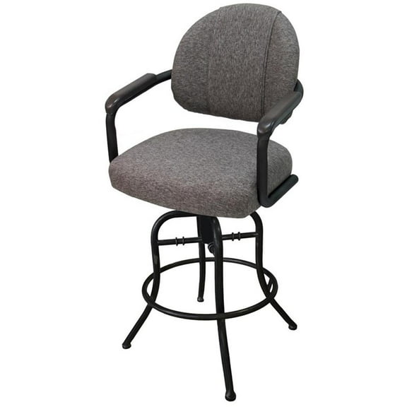 Swivel Counter 26" Bar Stool - M-79 Metal Black Frame