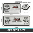 thumbnail image 3 of Farmhouse Kitchen Rugs and Mats Sets of 2,Farmhouse Cow Print Decoration Non-Slip Absorbent Mat for Sink Rubber Backing Waterproof Floor Mat for Laundry Room,17x30+17x48inch, 3 of 6