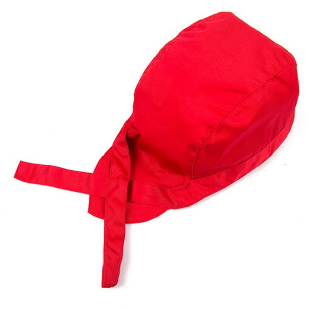 Gorra de trabajo de chef con punta de cinta pirata, ajustable, para camareros, hombres y mujeres, para trabajo en cocina de restaurante