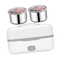 thumbnail image 5 of Fancyes Electric Lunch Case ,Heating Lunchbox, Detachable ,Portable US Plug ,Lunch Warmer ,Food Warmer ,for Truck Work Home Office Car 1 tier Middle handle, 5 of 8