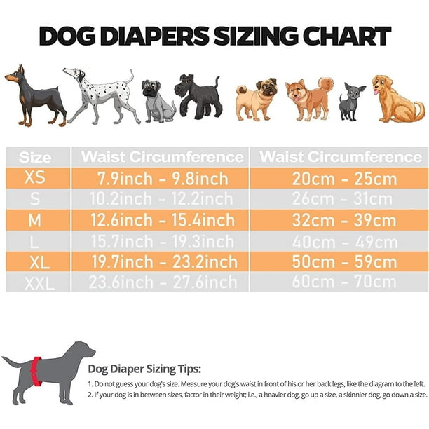 Menstrual Panties for Dogs 3 Pack L Physiological Periods Panties for Dogs with 9 Sanitary Pads Washable Reusable Walmart