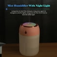 thumbnail image 2 of 330mL Colorful Mist Humidifier Diffuser Portable 7-color Night Light Quiet USB Humidifier with 2 Mist, 2 of 8