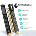 thumbnail image 3 of Protector contra sobretensiones Power Strip PLUGTUL, 6 salidas, 1875 W/15 A, 90 J, 3 of 7