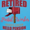thumbnail image 3 of CafePress - Retired Postal Worker Funny Postman Hello T Shirt - Women's Traditional Fit Dark T-Shirt, 3 of 4