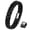 Black, variant on Black Leather Bracelets for Men Bracelet Leather and Steel Braided Cuff Bracelets 7-7.67"