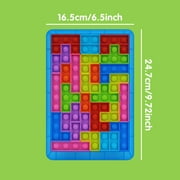Games for 4 5 6 7 Year Olds Boys Girls, Toddlers Educational Toys for 3-4-5-6 Year Old Girl Boy Gifts-IQ Puzzle Travel Game for Kids Age 3-8 Year Old Birthday Presents Popit Fidget Toy for Kid Adults