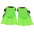 thumbnail image 2 of Kids Adjustable Flippers Fins Swimming Diving Learning Tools (Green), 2 of 6