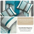 thumbnail image 4 of Nanshing Avalon 16 Piece Comforter Set, Grey,King, 4 of 4