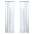 thumbnail image 1 of TIELUTT Rideaux Transparents Blancs Élégants Rideaux Transparents Adaptés pour Décorer Salons Chambres et Couverture Extérieure Longs Rideaux Ensemble de Rideaux Doublure de Rideau de Douche Robuste 52x63 Rideaux 2, 1 of 7