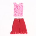 thumbnail image 3 of Ropa de muñeca 12 pulgadas para muñeca de 29-30cm, top de chaleco y roja, conjunto de ropa . Magideal Ropa de muñeca 12 pulgadas, 3 of 5