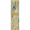 thumbnail image 2 of Addison Rugs Chantille Indoor/Outdoor Transitional Modern Gold Washable Runner Rug, 2'3" x 7'6", 2 of 6