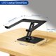 thumbnail image 5 of Soporte para Laptop BESIGN LS12 Ajustable con Rotación 360° Negro, 5 of 8