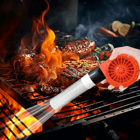 cuyhtdup Barbecue Fire Blower Outdoor Multi-function Speed Blower Wood Stove Barbecue Leaf Blowing Fire Blower USB