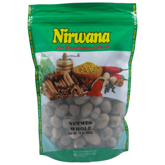 WHOLE NUTMEG 16 OZ POUCH BY NIRWANA