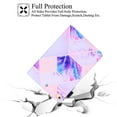 thumbnail image 2 of iPad Mini 5 Case, Mini iPad Case 4th Gen, iPad Mini 1 2 3 Case, Allytech PU Leather Flip Stand Auto Sleep Wake Pencil Holder Protection Case Cover for Apple iPad Mini 1 2 3 4 5, Purple Grid, 2 of 5