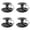Black 4Packs, variant on Candlestick Metal Painting Tea Cup Vintage Handheld Candle Cup Small Candle Black, 6x7.5x10 cm, Black 1Pack