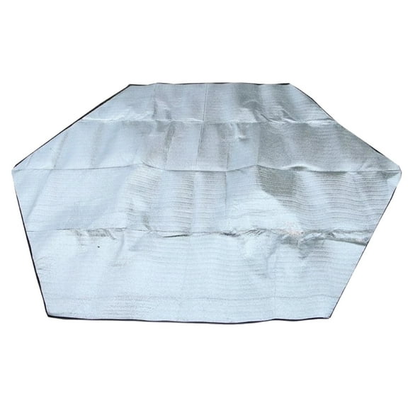 YIEMEEN Hexagon Aluminum Film Mat Moisture Proof Waterproof Floor Mat Pad for Outdoor Lawn Camping Picnic Resistant Tearing Tent Heat Insulation