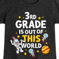 thumbnail image 3 of Dr. Seuss - Third Grade Out Of This World - Youth Girls Short Sleeve Graphic T-Shirt, 3 of 6