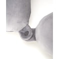 thumbnail image 4 of Almohada de viaje para cuello Brookstone, ligera, de forro polar viscoelástico, 4 of 6