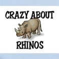 thumbnail image 2 of CafePress - Crazy About Rhinos Infant Bodysuit - Baby Light Bodysuit, Size Newborn - 24 Months, 2 of 4