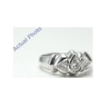 thumbnail image 3 of 18k White Gold Three Stone Pear Cut Diamond and Triangle Ring (0.73 Ct, G Color, VS Clarity), 3 of 4