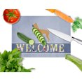 thumbnail image 2 of Carolines Treasures BB5557LCB Boxer Welcome Glass Cutting Board - Large, 2 of 2
